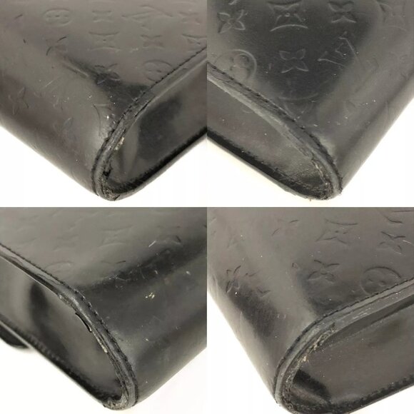 419250AX (K3) Louis Vuitton Hand Bag Anouchka MM Black Monogram Mini - Picture 7 of 11